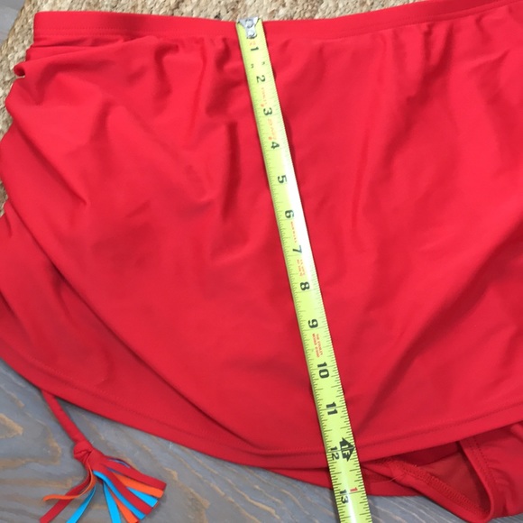 🌴 Swim by Cacique (NWT) 🌴…Women’s 24…Red Swim Bottoms/Skort! - Picture 13 of 13
